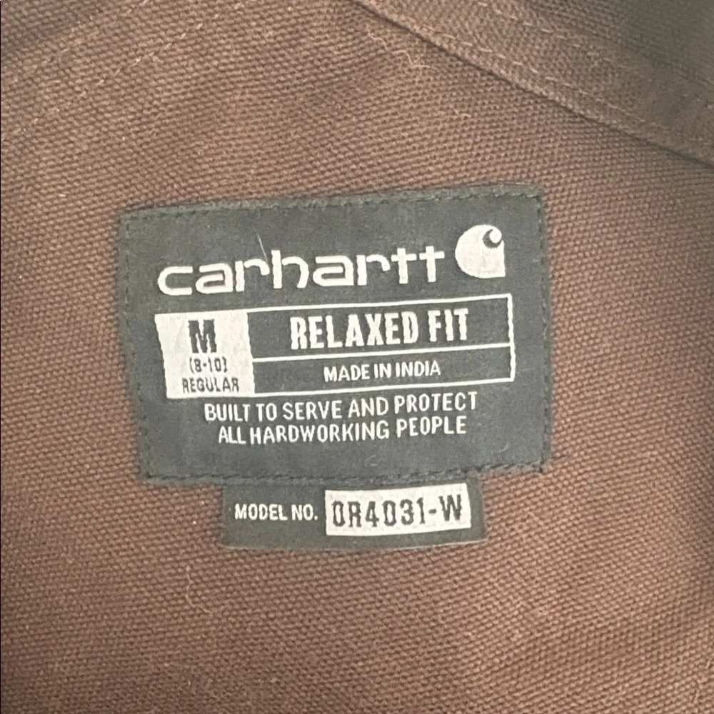 Carhartt Women's Dark Brown Overalls - Picture 4 of 4